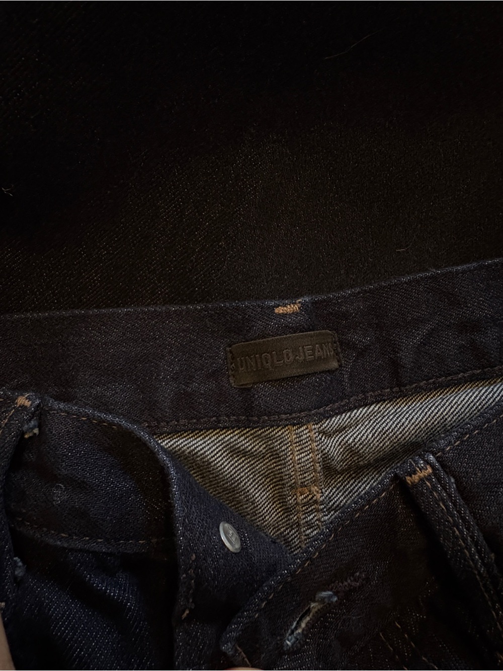 Uniqlo Barrel Jeans in Navy - Picture 5 of 6